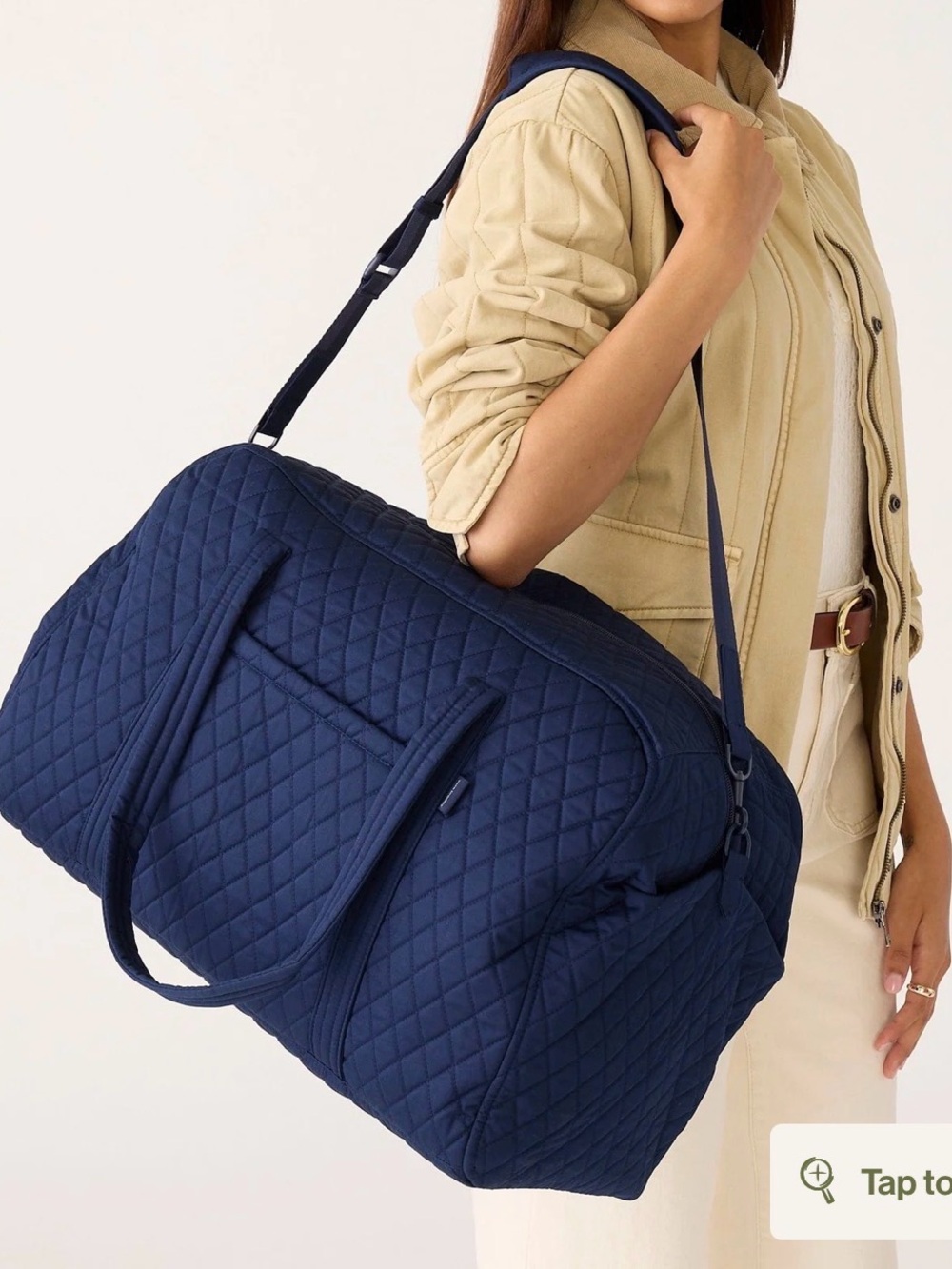 💙 Large Miramar Weekender💙
Peacoat in Premium Cotton